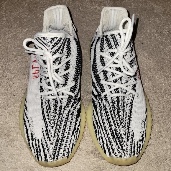 Adidas Yeezy Boost 350 V2 Zebra men's size 12.5 - Picture 1 of 7